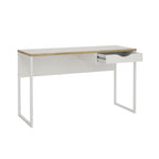 Function - Bureau 1 Tiroir Pieds Métal - Blanc