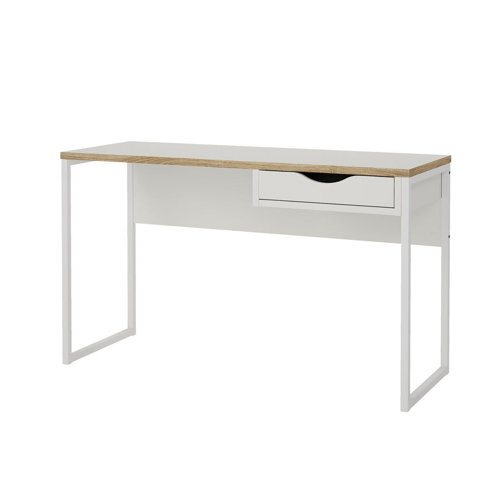 Function - Bureau 1 Tiroir Pieds Métal - Blanc