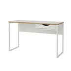 Function - Bureau 1 Tiroir Pieds Métal - Blanc
