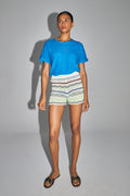 The India Shorts In Colorful Crochet From Oeko-Tex Cotton Made In Italy