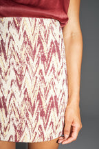 Minifalda Stella De Tweed Confeccionada Con Hilos Reciclados Made In Italy