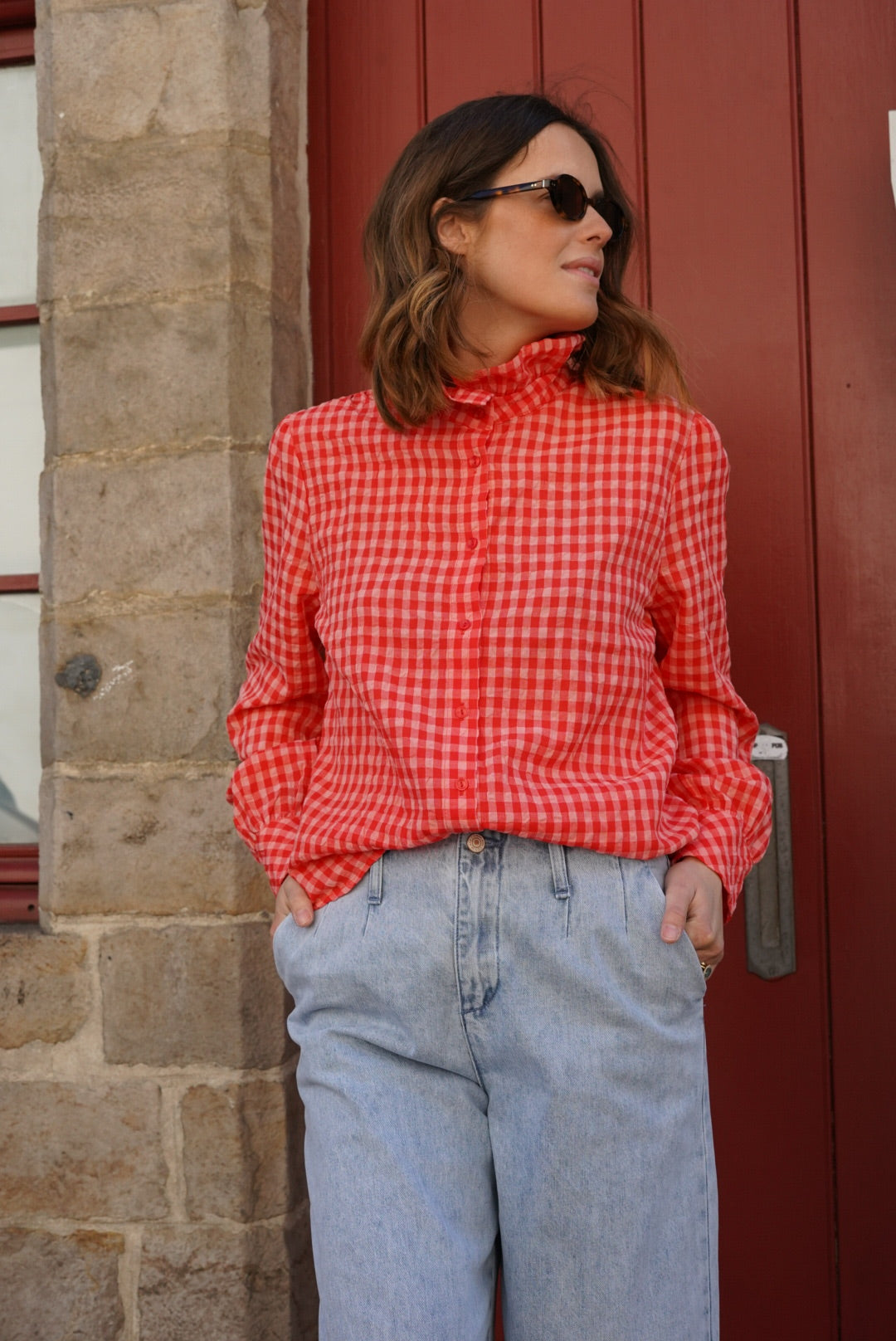 Vaquero Ancho Jules Denim Claro