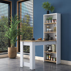 Tables De Cuisine Ja102 - Noyer / Blanc