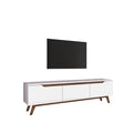 Meuble Tv D1 - Blanc / Noyer