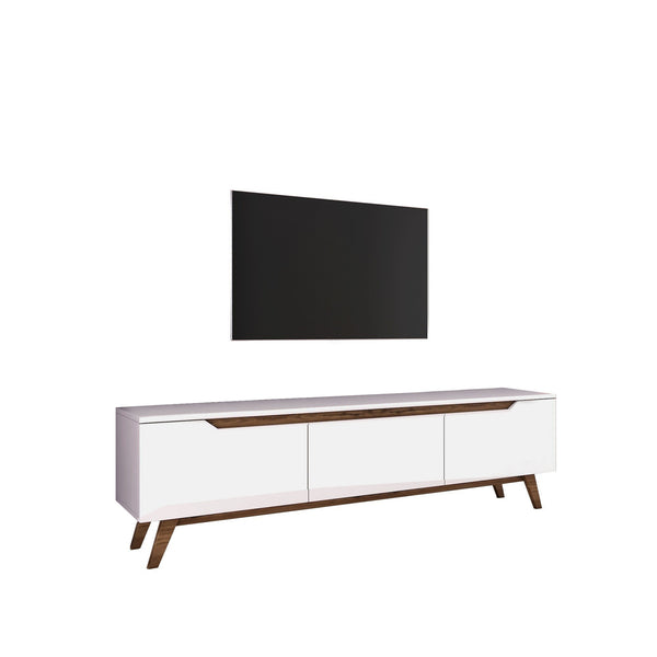 Meuble Tv D1 - Blanc / Noyer