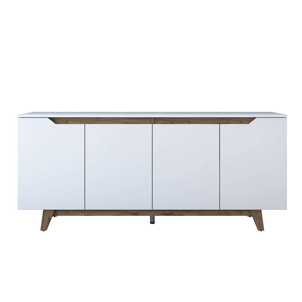 Consoles Gd102 - Blanc / Noyer