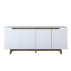 Consoles Gd102 - Blanc / Noyer