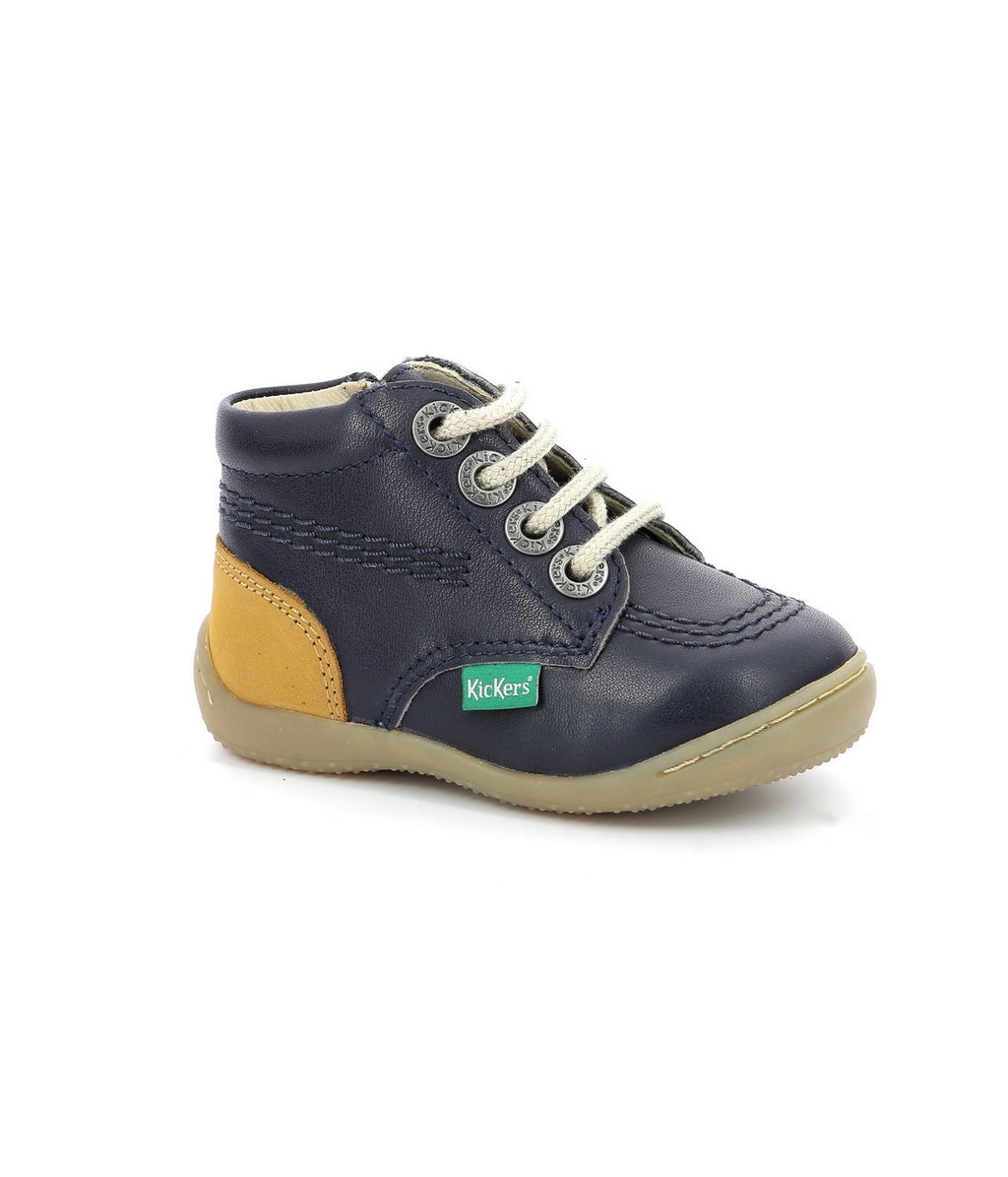 Kickers - Gazip Booties - Navy - Baby