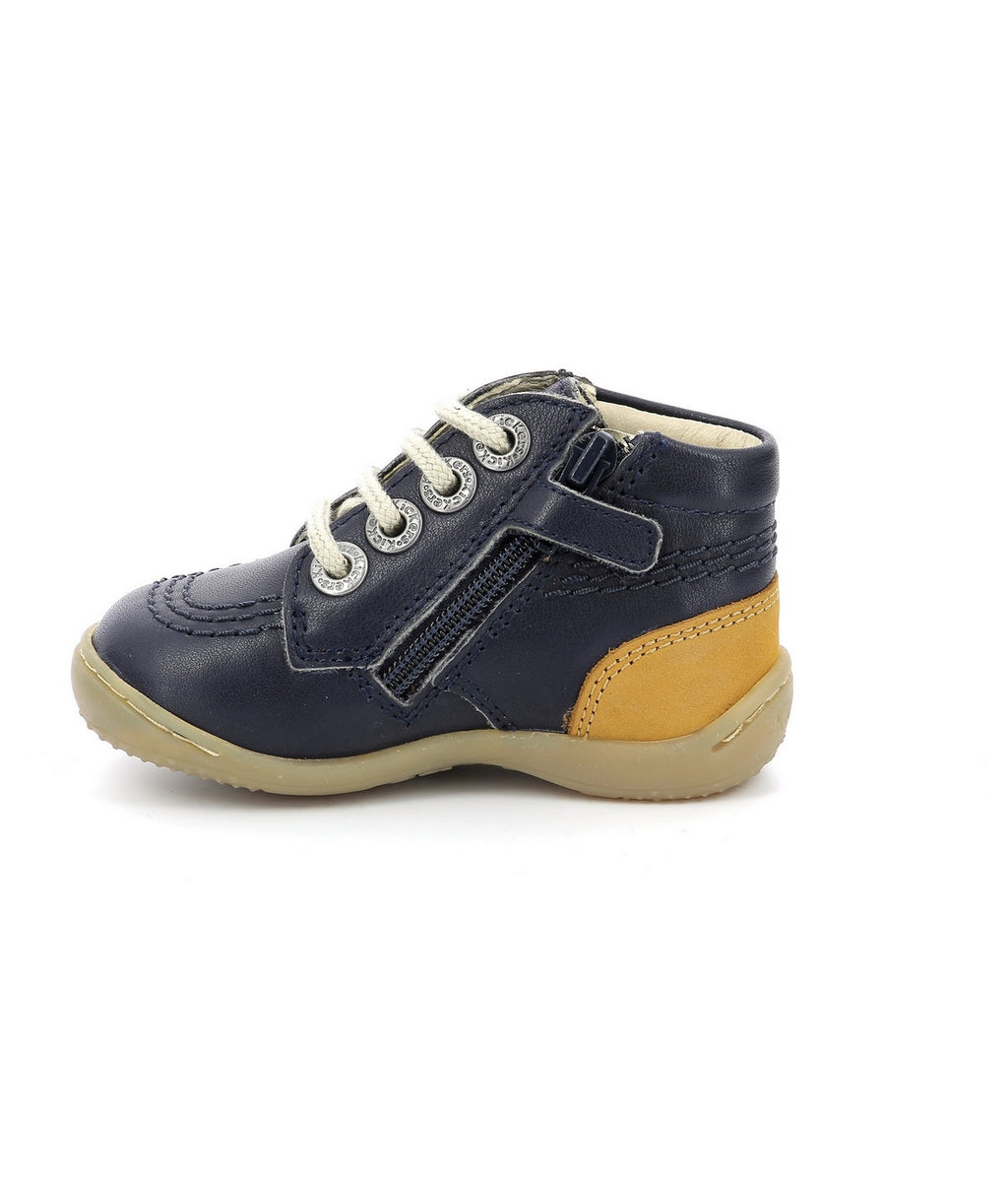 Kickers - Gazip Booties - Navy - Baby