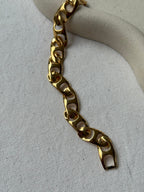 Bracelet Vintage - Maillons Lisses Dorés
