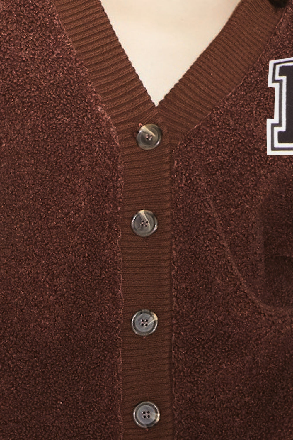 The Jackson Preppy Chocolate Cardigan
