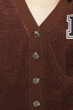 The Jackson Preppy Chocolate Cardigan