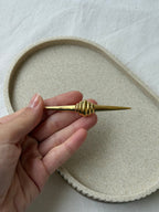 Vintage Brooch - Bar And Bow Shape