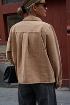 Laura Camel Denim Smock