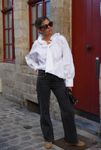 Maxime Studded Dark Grey Jeans