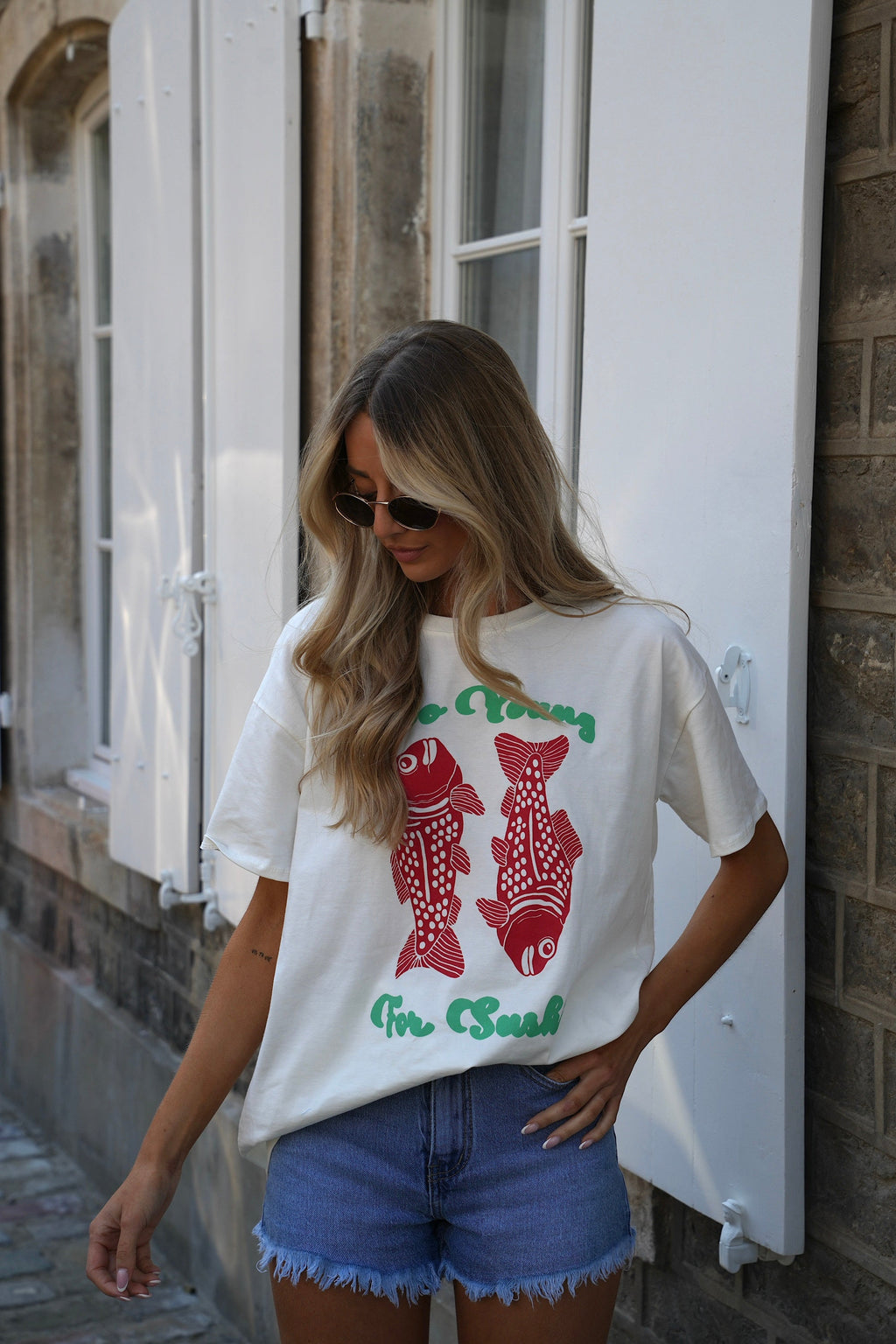 Mony Printed T-Shirt - White