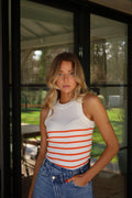 Top Rayé Rob - Orange