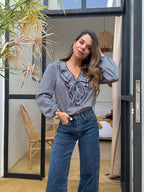 Blouse Stella Vichy Bleu Marine