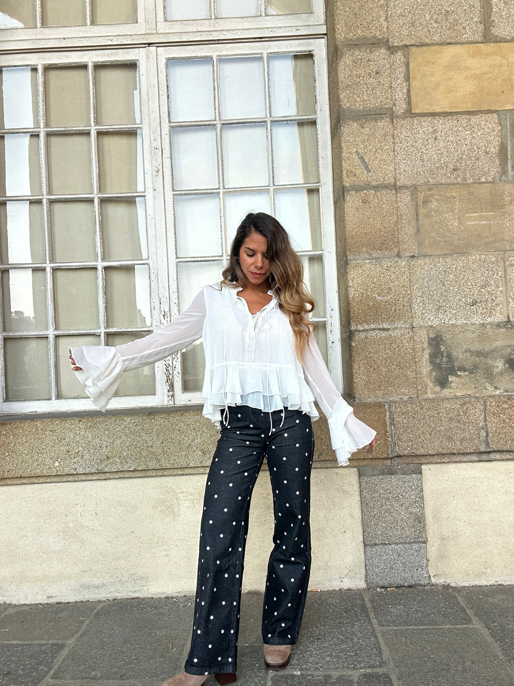 Blouse Aria Ecrue