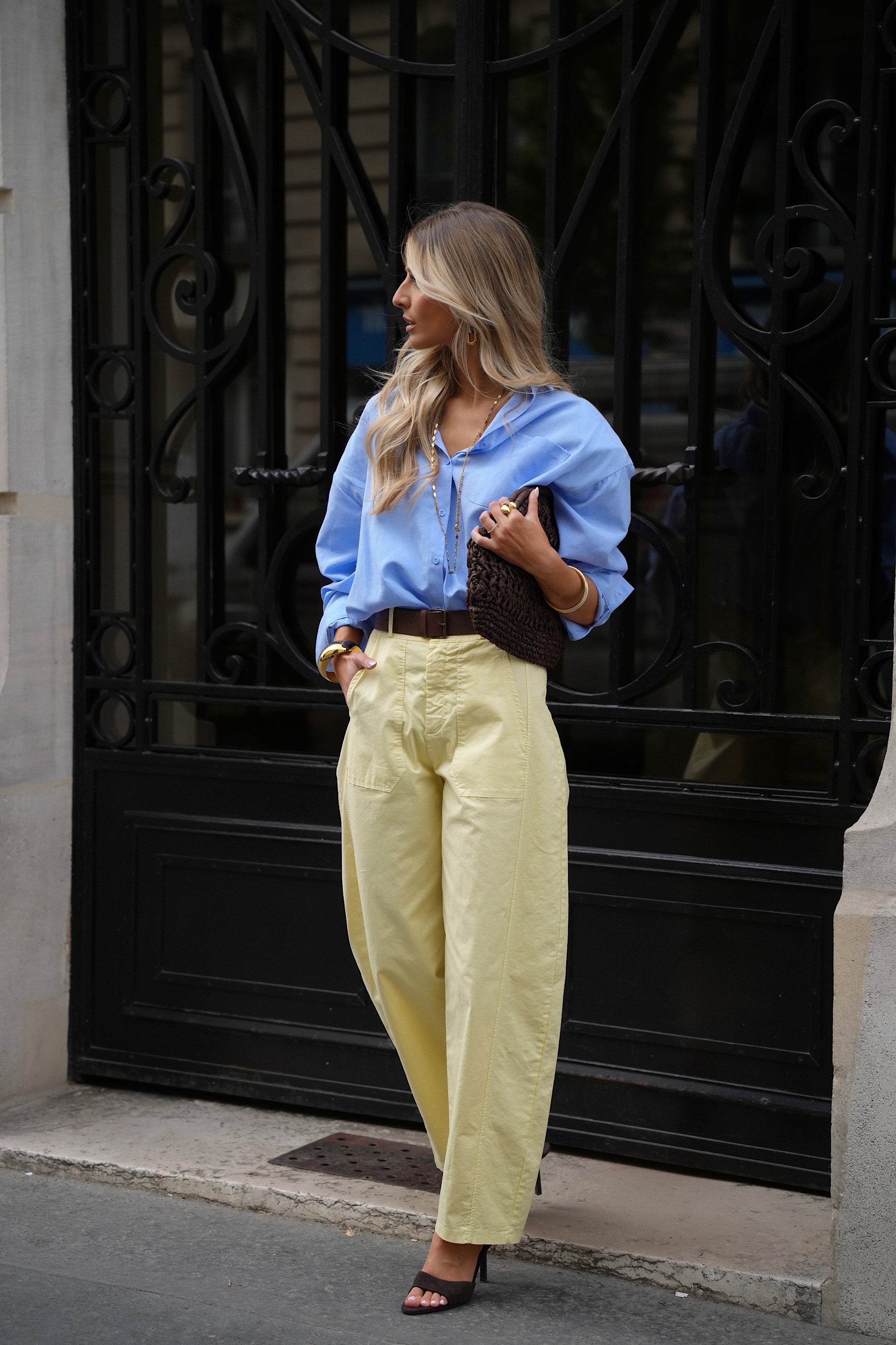 Pantalones Jay Balloon - Amarillo