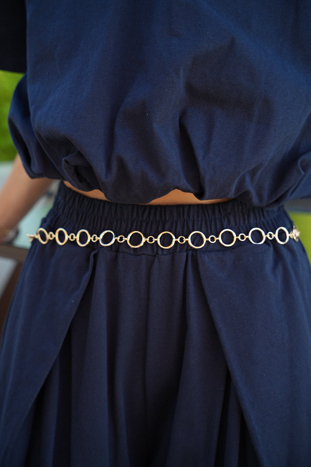 Ceinture Métal Tressie - Dorée
