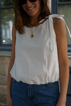 White Archibald Balloon Top