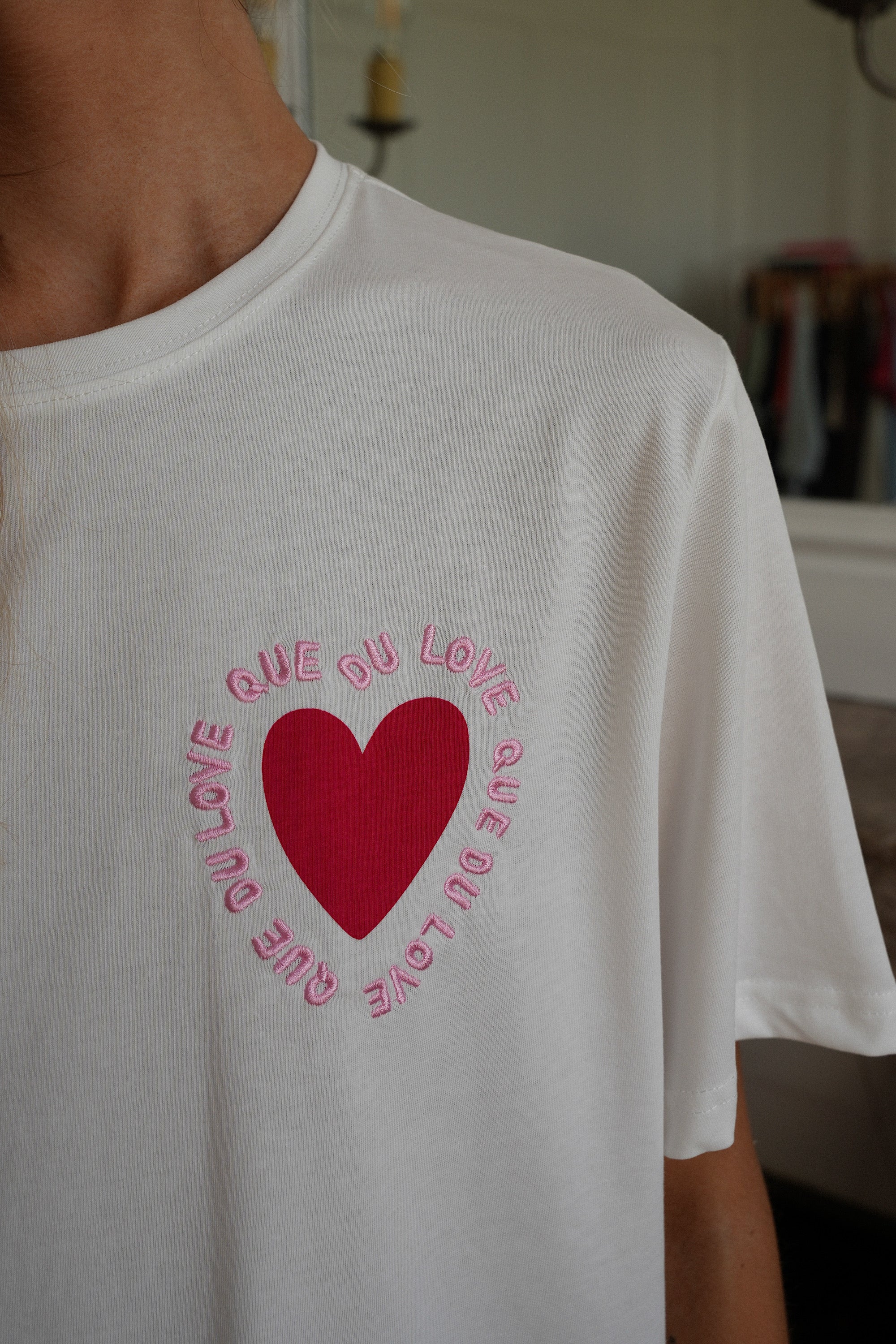 T-Shirt Cœur Mendy - Blanc