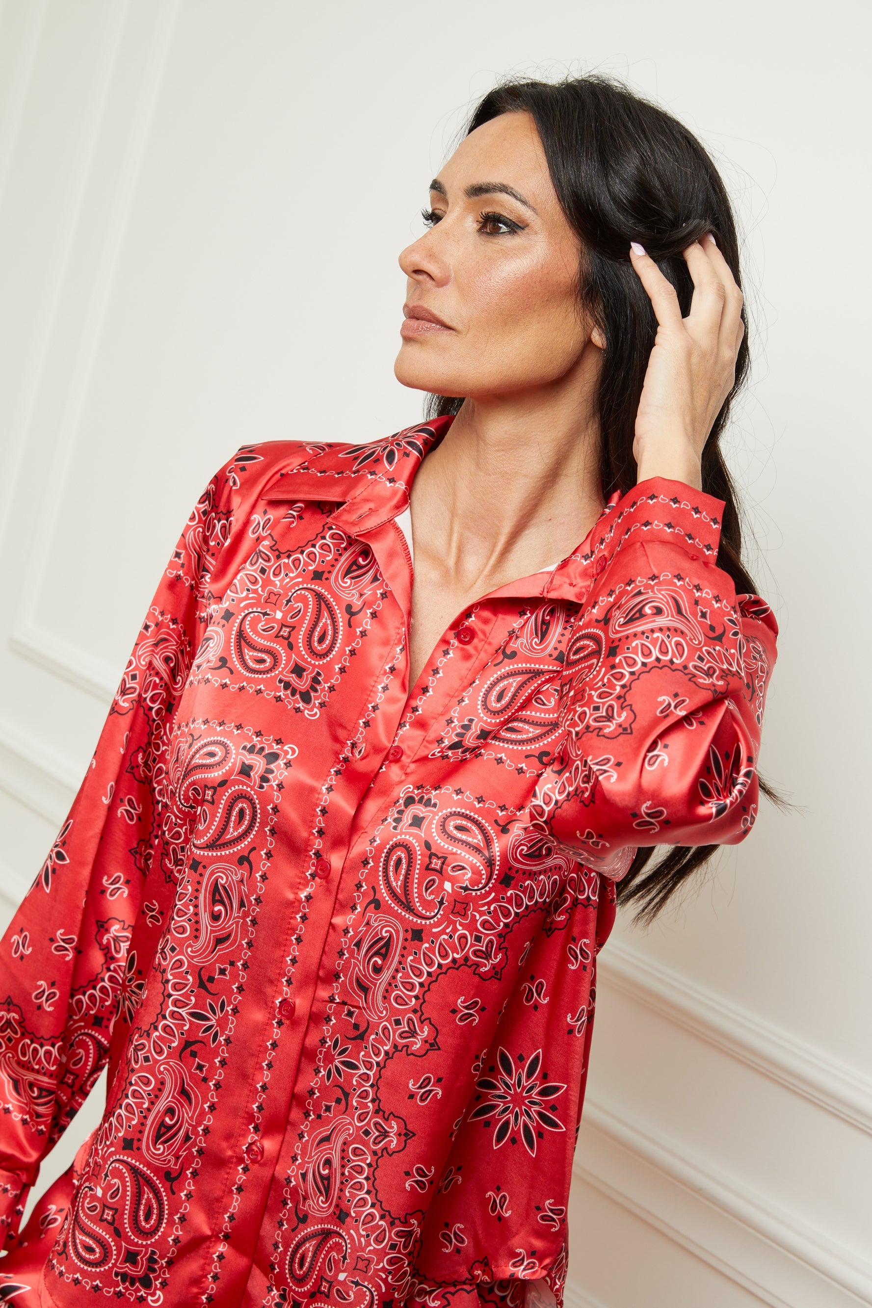 Camisa Bandana - Rojo