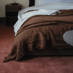100% New Zealand Wool Rug - Rust