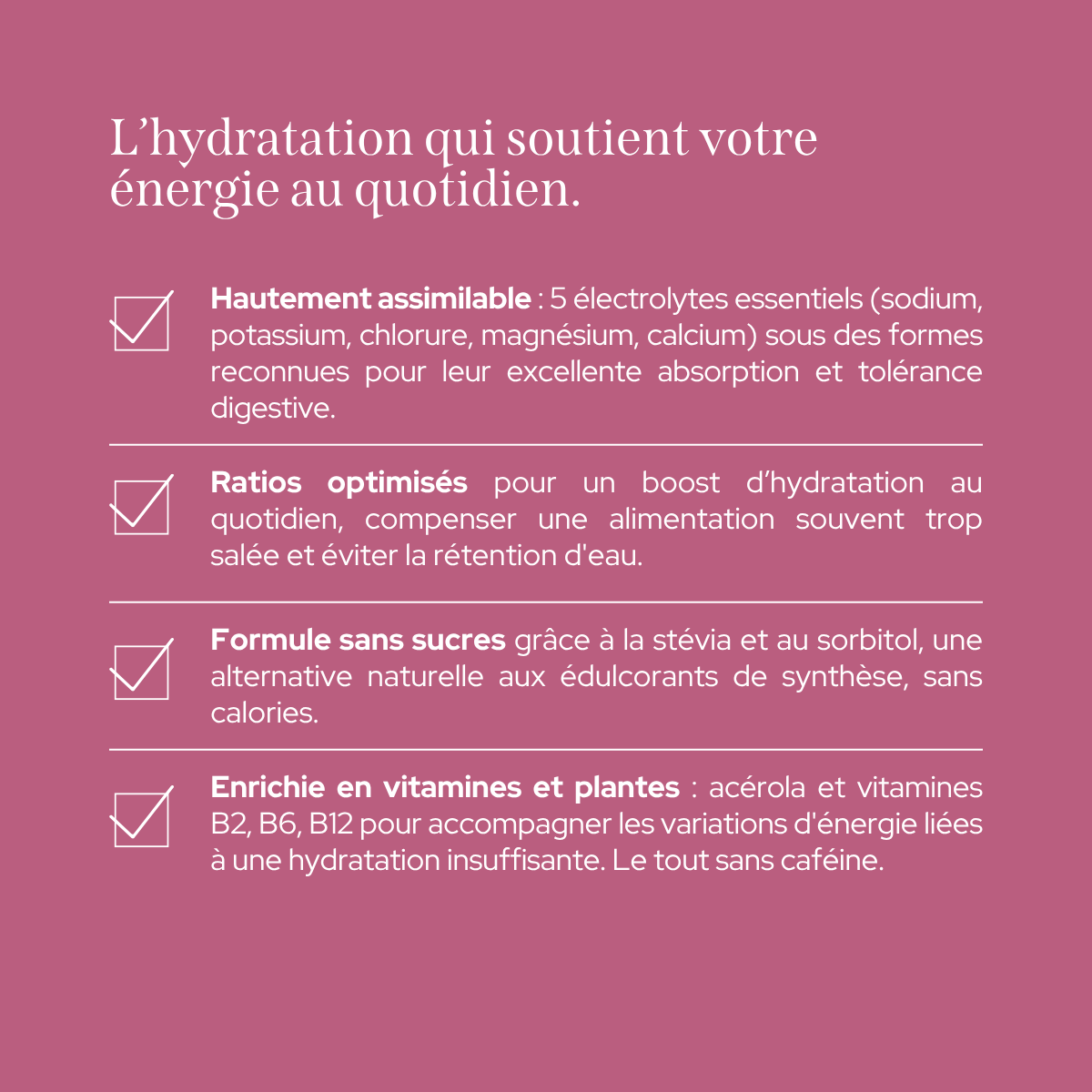 Électrolytes Énergie