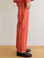 Pantalón Vaquero Rojo Floral Aldo