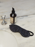 Mascarilla nocturna con purpurina plateada