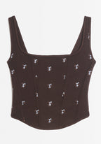 Corset Adina - Chestnut