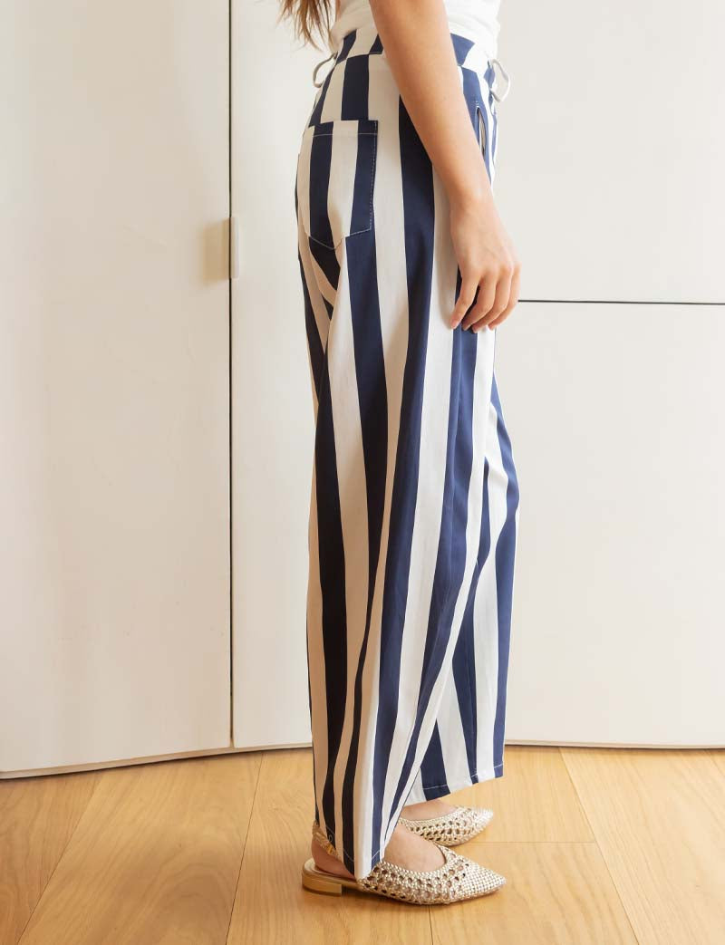 Gestreepte Jeans Marine Barel