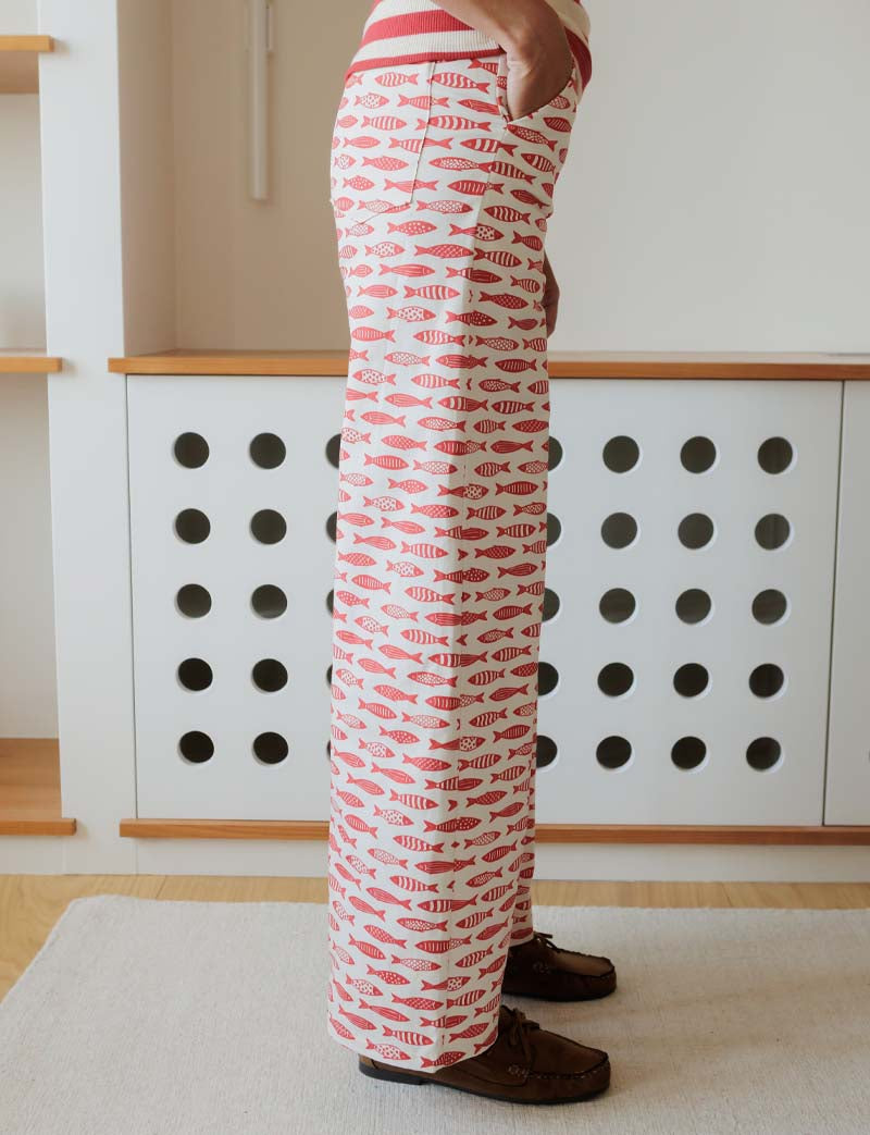 Pantaloni Ecrù Elio
