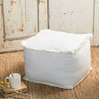 Indies - Pouf - Blanc