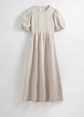 Robe Pa Aerona En Lin Beige
