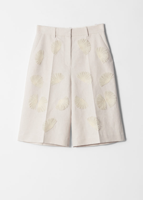 Shorts Pa Lilian Shorts Tp - White - Women