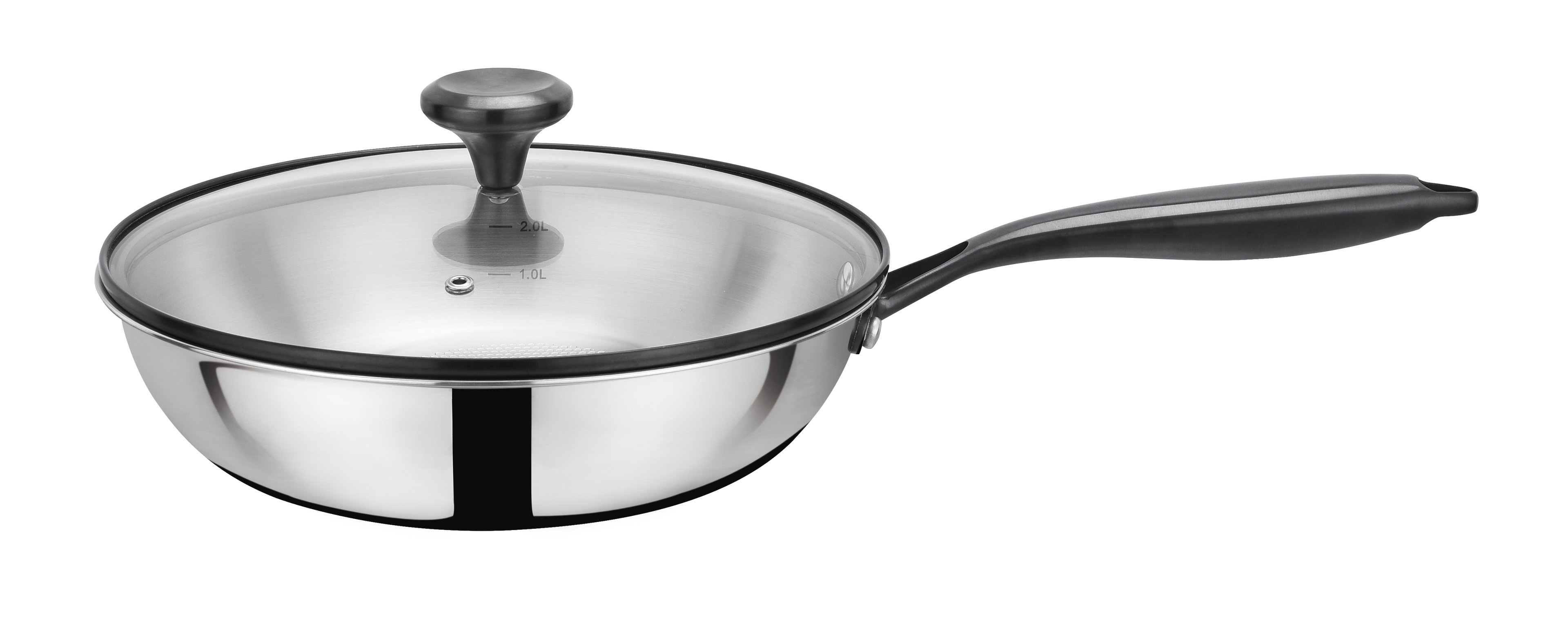 Sauteuse 26cm - Technologie Triplex - Acier Inoxydable - Inox