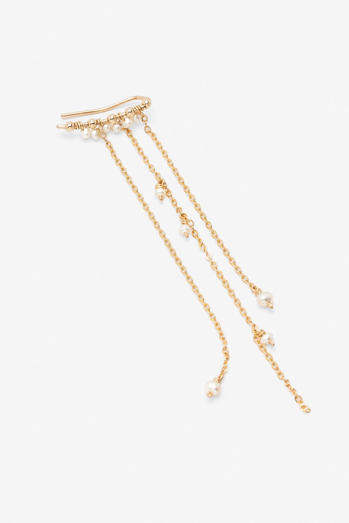 Climber Faraya - Cultured Pearl - Gold