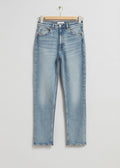 Vaqueros de corte slim S3(1) - Azul - Mujer