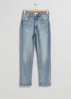 Vaqueros de corte slim S3(1) - Azul - Mujer