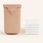 Orange washable fabric tissue cases
