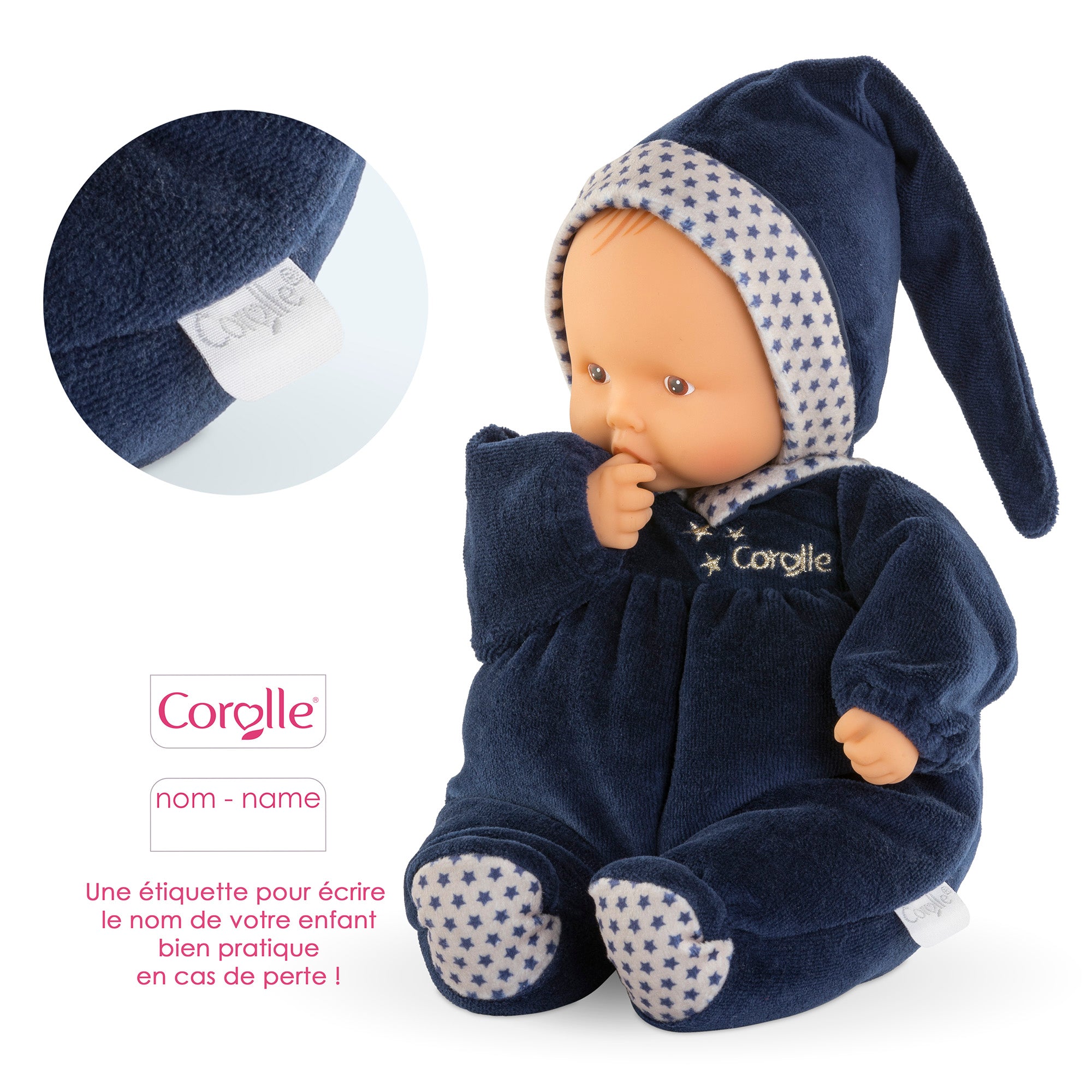 Doudou Babipouce Marine Rêves D'Étoiles