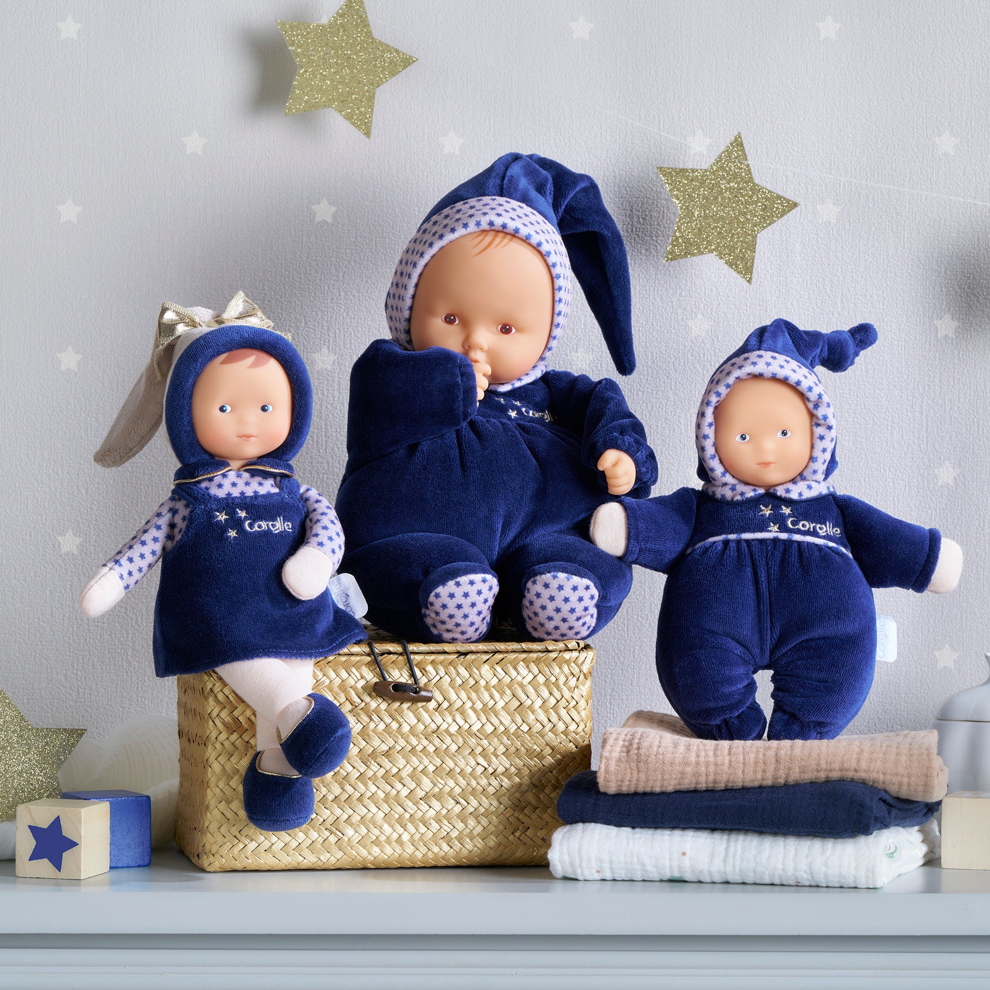 Doudou Babipouce Marine Rêves D'Étoiles