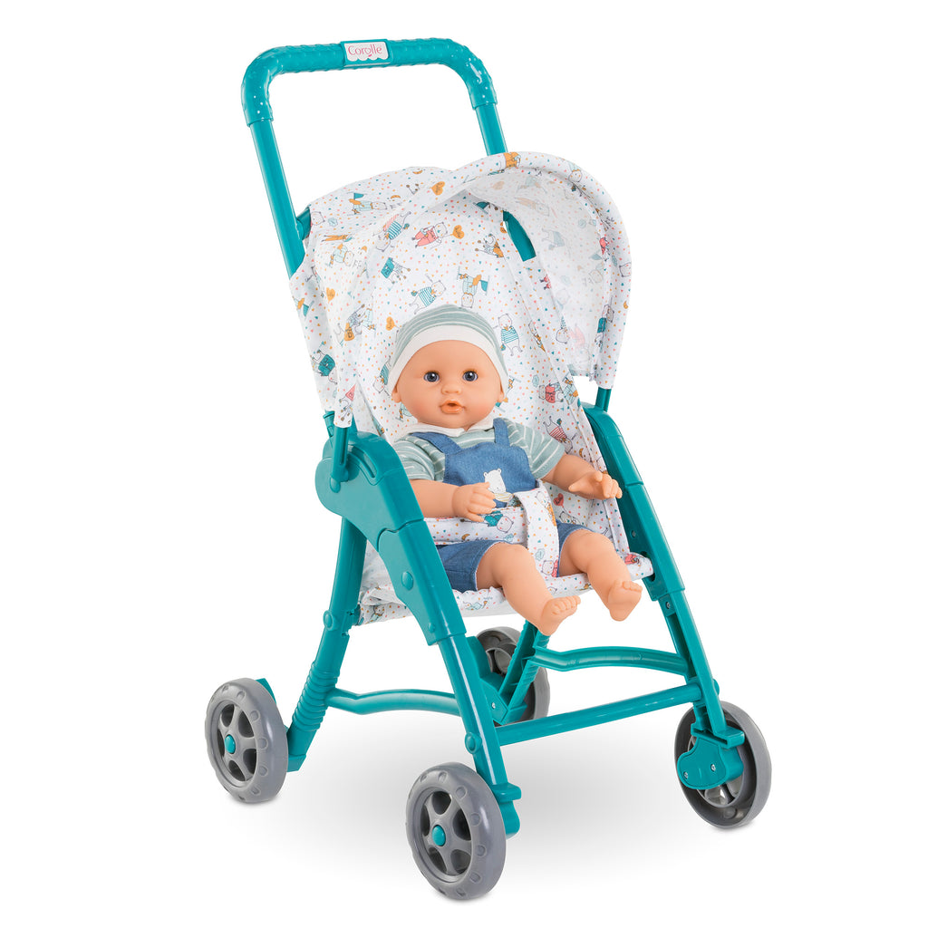 Poussette Oursons Pour Poupon 30 Cm