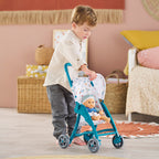 Poussette Oursons Pour Poupon 30 Cm