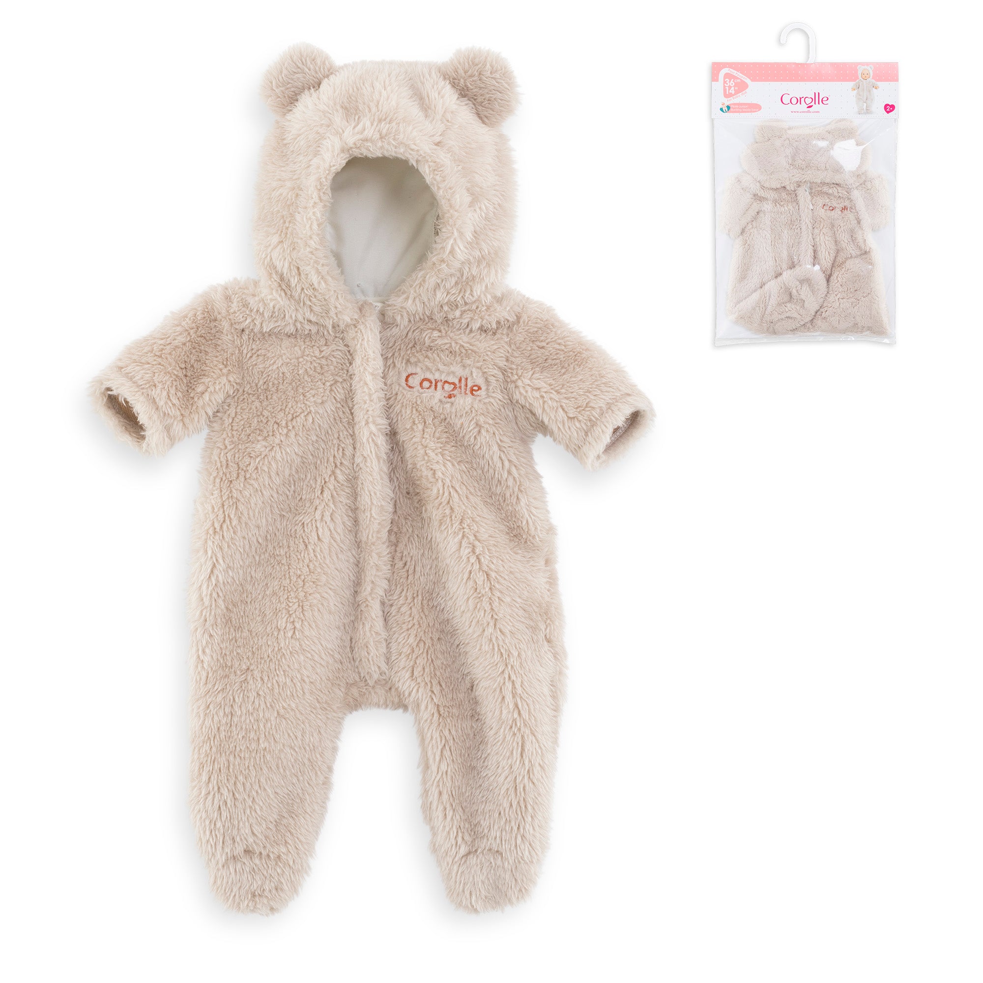 Combinaison Pilote Ourson Poupon 36 Cm