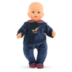 Pyjama Corolle En Fêtes Pour Poupon 36 Cm