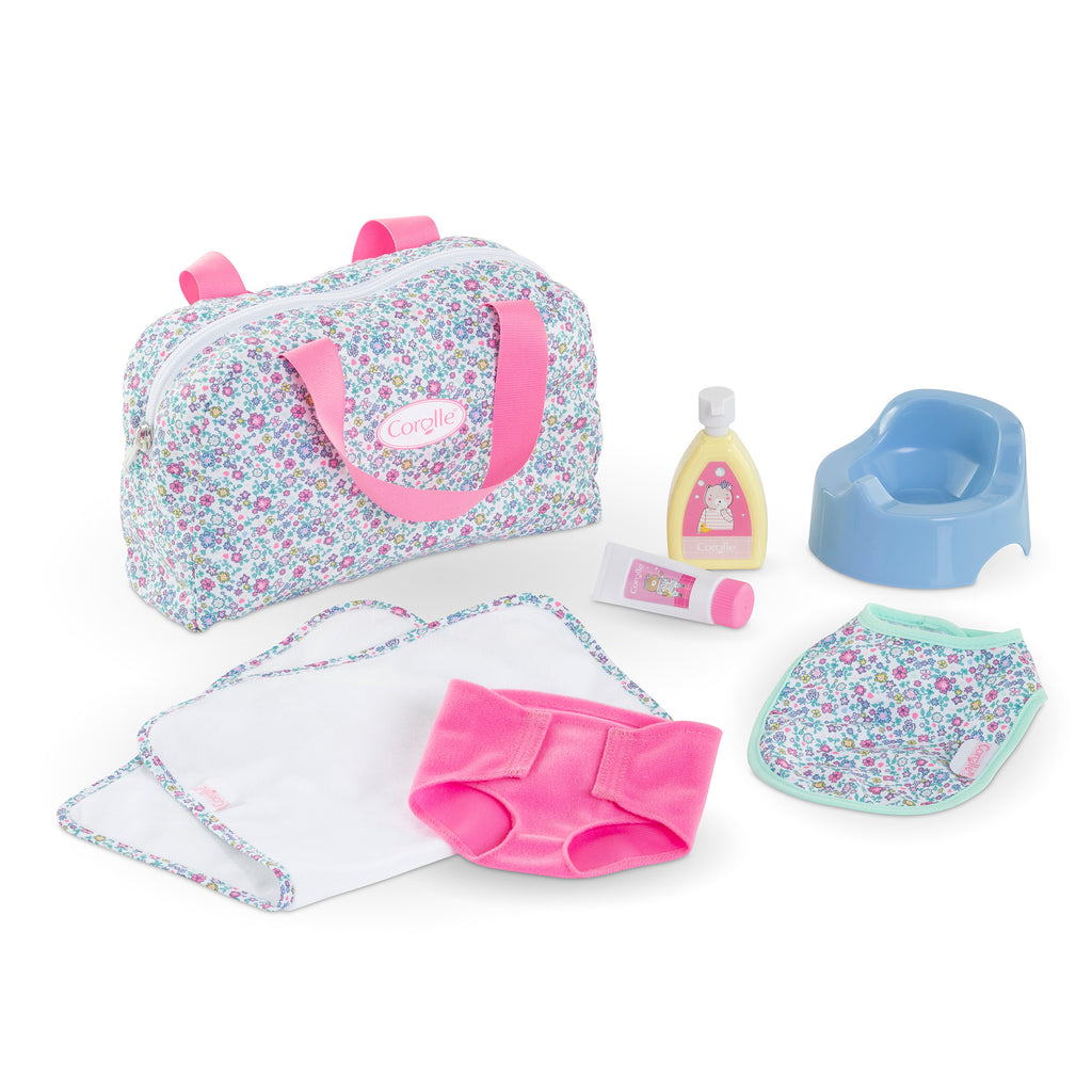 Coffret Accessoires À Langer Floral 36 Et 42 Cm